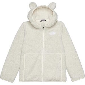 The North Face Kids Campshire Full Zip Fleece Hoodie (White Dune/Sparkle) 3T